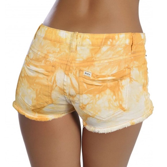 RVCA tie dye jean shorts - Picture 2 of 5